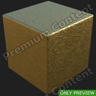 PBR substance preview gold 0001